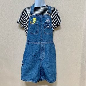 *SOLD*Vintage Looney Tunes Tweety Bird Overalls